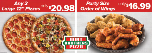 Pizza & Wings Window Sign