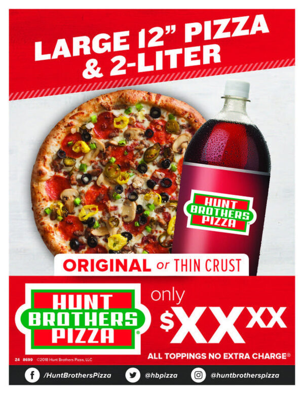 1001 | Whole Pizza + 2 Liter